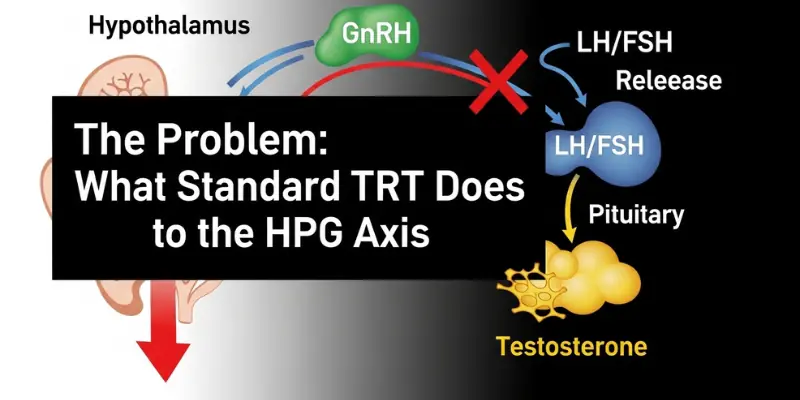 The Problem: What Standard TRT Does to the HPG Axis