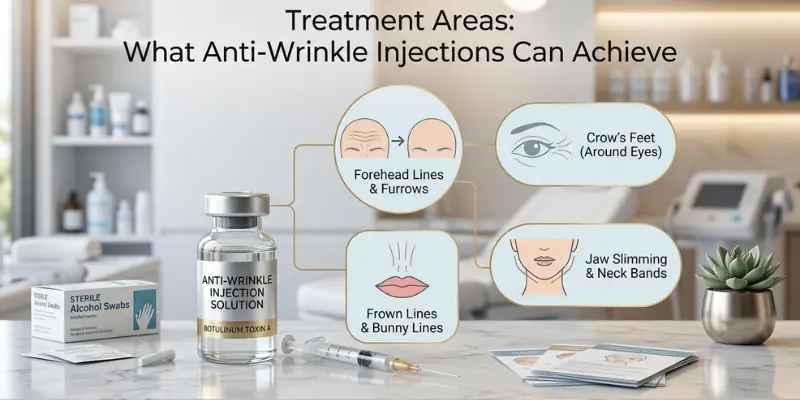Treatment Areas: What Anti-Wrinkle Injections Can Achieve