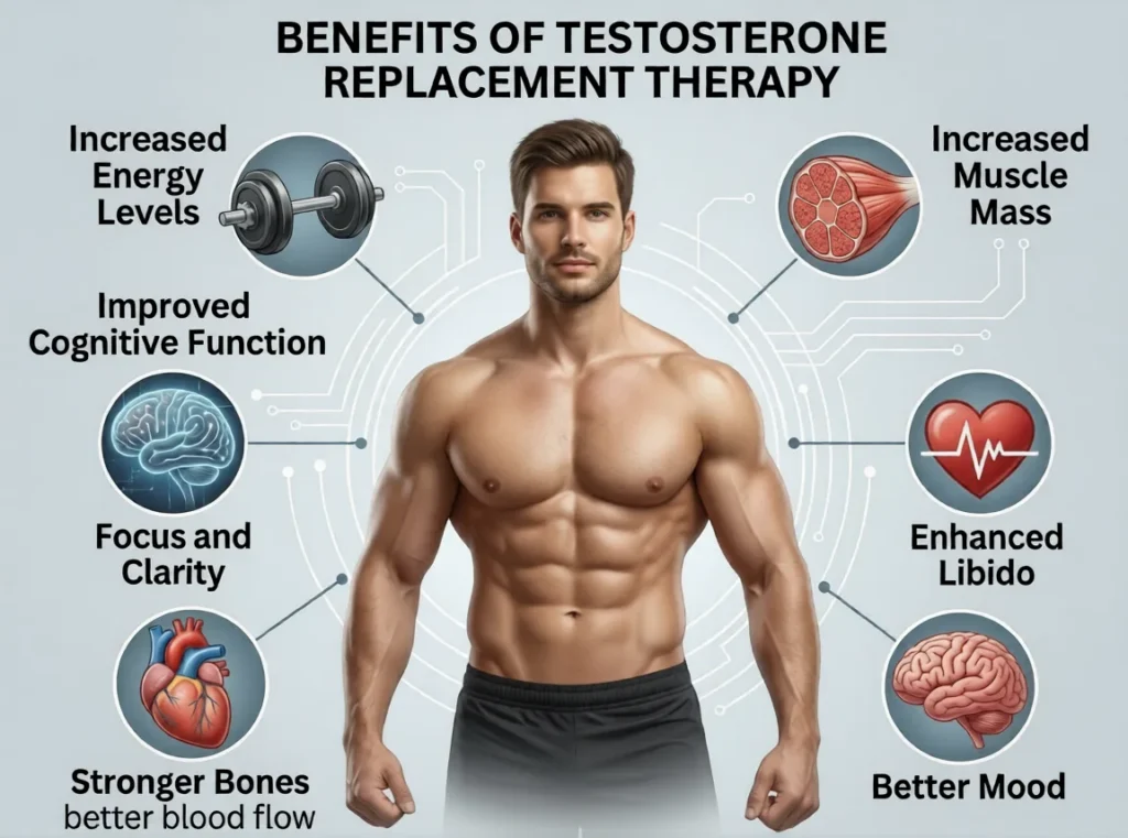 Benefits of testosterone replacement therapy