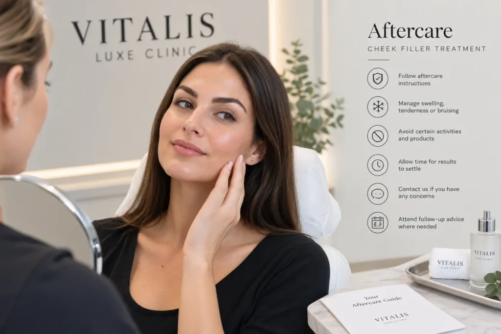 Cheek Filler After Treatment