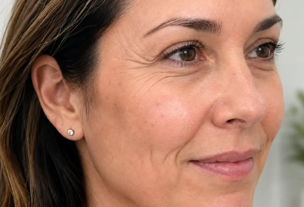 Before Crows Feet Botox